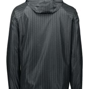 Back view of Range Hooded Packable Quarter-Zip Jacket