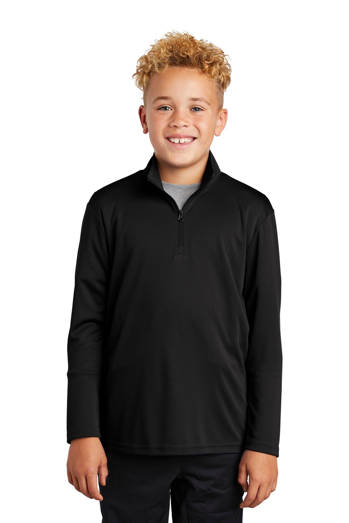 Front view of Youth PosiCharge ® Competitor 1/4-Zip Pullover