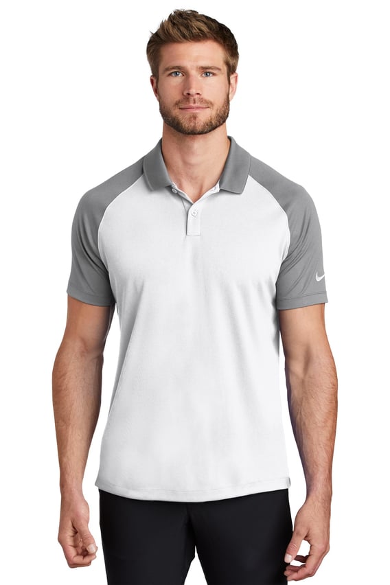 Front view of Dry Raglan Polo