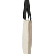 Side view of Jennifer Cotton Canvas Tote