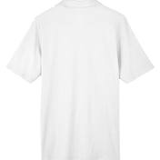 Back view of Fusion ChromaSoft™ Pique Polo