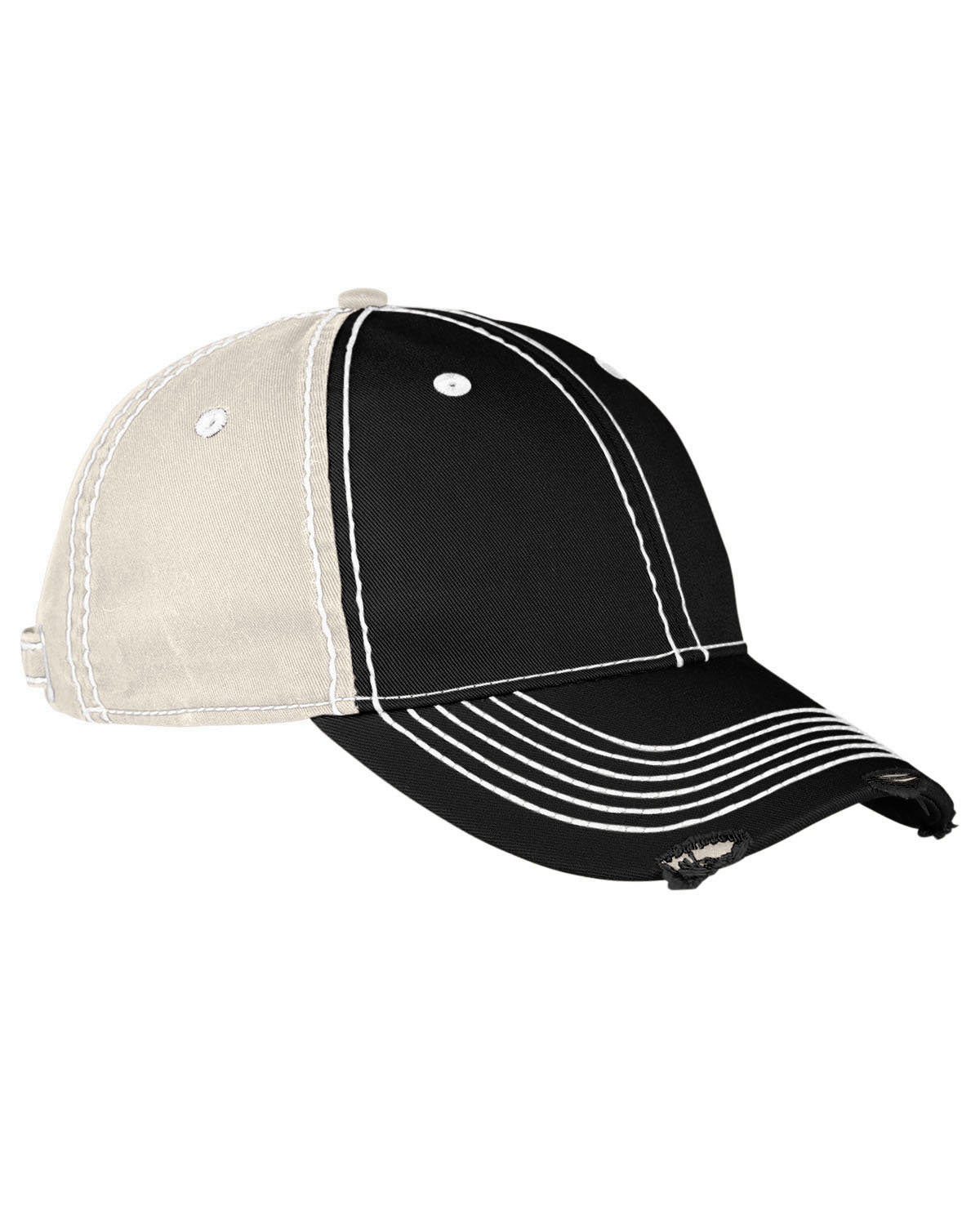 Front view of Adult Distressed Rambler Cap