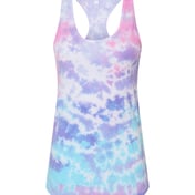 Front view of Women’s Tie-Dyed Racerback Tank Top