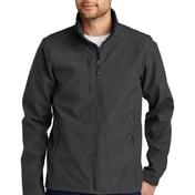 Front view of Shaded Crosshatch Soft Shell Jacket