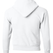 Back view of Ecosmart® Youth Hooded Sweatshirt