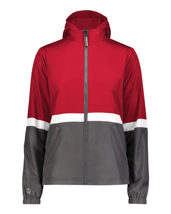 Front view of Women’s Turnabout Reversible Hooded Jacket