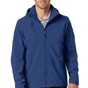 Front view of Hooded Soft Shell Parka