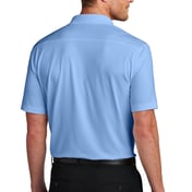Back view of City Stretch Flat Knit Polo