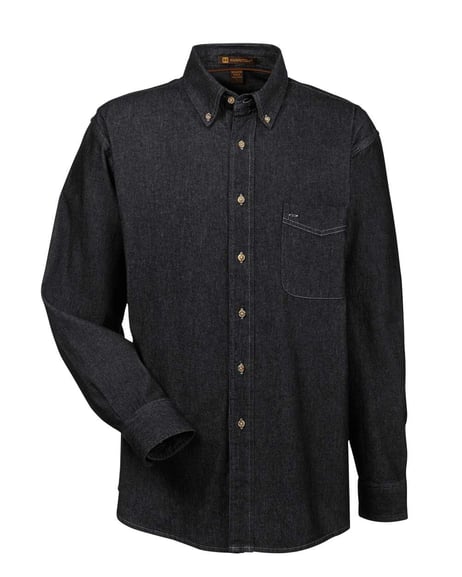 Front view of Long Sleeve Denim Shirt
