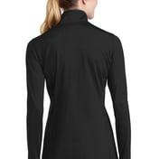 Back view of Women’s Sport-Wick® Stretch Contrast Full-Zip Jacket