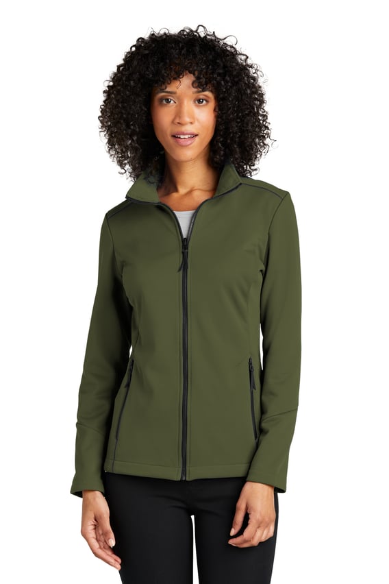 Front view of Women’s Collective Tech Soft Shell Jacket