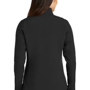 Back view of Ladies Core Soft Shell Jacket