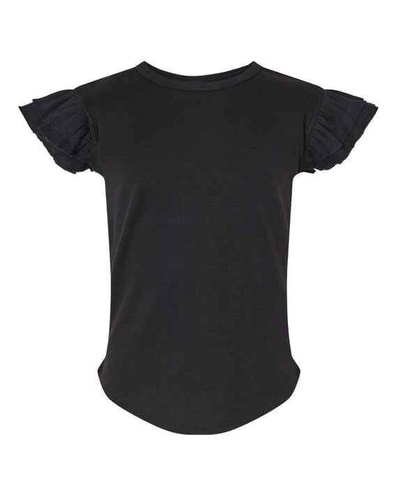Front view of Toddler Flutter Sleeve Tee