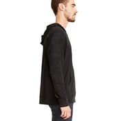 Side view of Adult Sueded Full-Zip Hoody