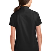 Back view of Women’s Short Sleeve SuperPro Twill Shirt