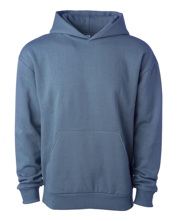 Front view of Boulevard Heavyweight Hooded Sweatshirt