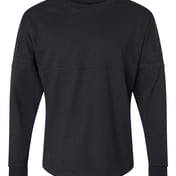 Front view of Women’s Pom Pom Long Sleeve Jersey T-Shirt