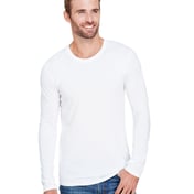 Front view of Adult Tri-Blend Long-Sleeve T-Shirt