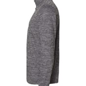 Side view of Striated Quarter-Zip Pullover