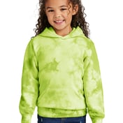 Front view of Youth Crystal Tie-Dye Pullover Hoodie