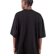 Back view of Garment-Dyed Drop-Shoulder T-Shirt