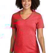 Front view of Women’s Recycled Blend V-Neck Tee