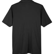 Back view of Fusion ChromaSoft™ Pique Polo