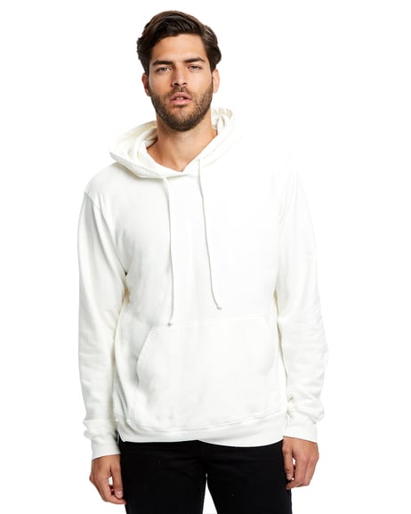 Front view of Men's 100% Cotton Hooded Pullover Sweatshirt