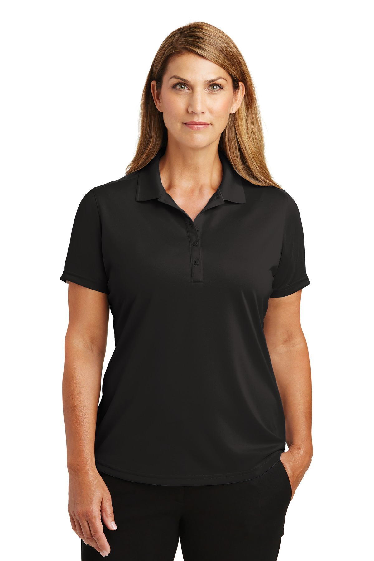Front view of Women’s Select Lightweight Snag-Proof Polo