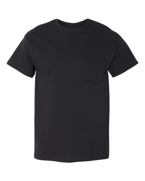 Frontview ofHeavy Cotton™ Pocket T-Shirt