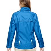 Back view of Ladies’ Sustain Lightweight Recycled Polyester Dobby Jacket WithPrint