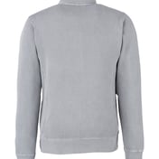 Back view of Pigment-Dyed Fleece Quarter-Zip Pullover