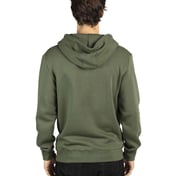 Back view of Fleece Full-Zip Hooded Sweatshirt