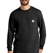 Front view of Workwear Pocket Long Sleeve T-Shirt