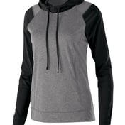 Front view of Ladies’ Dry-Excel Echo Performance Polyester Knit Training Hoodie