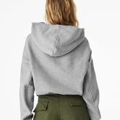 Back view of FWD Fashion Women’s Sponge Fleece Cinched Bottom Hoodie