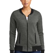 Front view of Women’s French Terry Baseball Full-Zip
