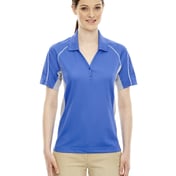 Front view of Ladies’ Eperformance Parallel Snag Protection Polo With Piping