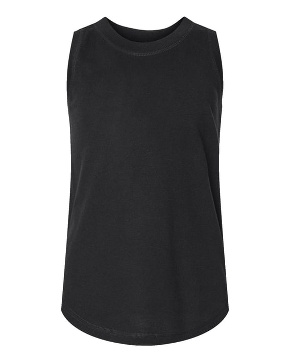 Front view of Girls’ Relaxed Fine Jersey Tank