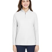 Front view of Ladies’ Fusion ChromaSoft Pique Quarter-Zip