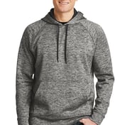 Front view of PosiCharge® Electric Heather Fleece Hooded Pullover