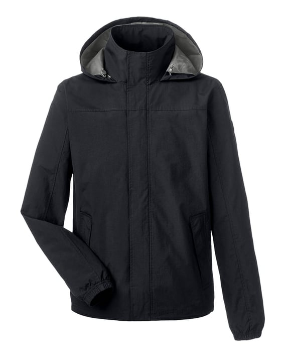 Front view of Voyage Hooded Rain Jacket