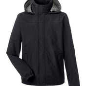 Front view of Voyage Hooded Rain Jacket