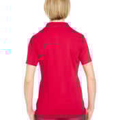 Back view of Ladies’ Platinum Performance Jacquard Polo WithTempControl Technology