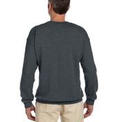 Back view of Adult Super Sweats® NuBlend® Fleece Crew