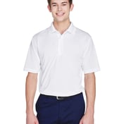 Front view of Men’s Cool & Dry 8-Star Elite Performance Interlock Polo