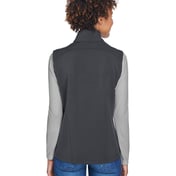 Back view of Ladies’ Cruise Two-Layer Fleece Bonded SoftShell Vest