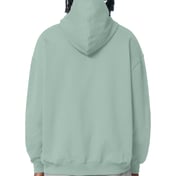Back view of Unisex Cooper Dry Hooded Sweatshirt
