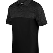 Side view of Shadow Tonal Heather Polo