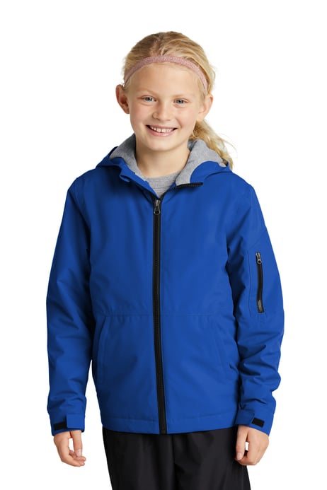 Front view of Youth Waterproof Insulated Jacket